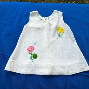 Vintage Summer dress by Cherubs. Size 9-12m